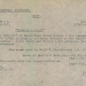 Soldier packet page