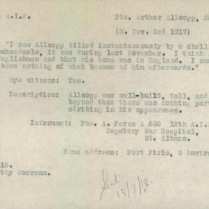 Soldier packet page