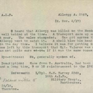 Soldier packet page