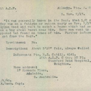 Soldier packet page