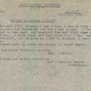 Soldier packet page