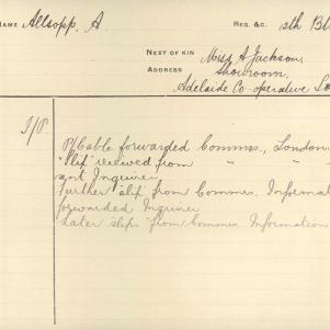 Soldier packet page