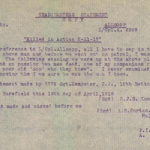 Soldier packet page