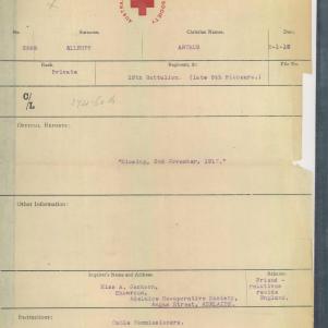 Soldier packet page