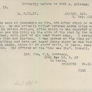 Soldier packet page
