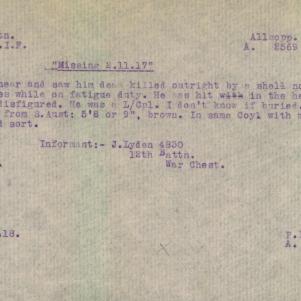 Soldier packet page