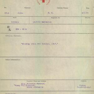 Soldier packet page
