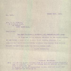 Soldier packet page