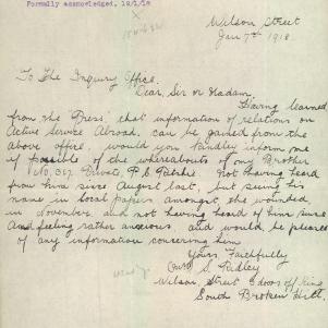Soldier packet page