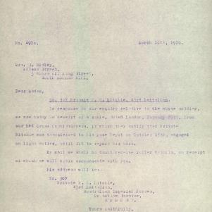 Soldier packet page