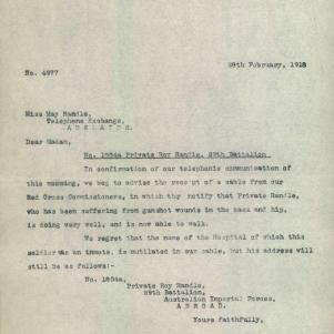 Soldier packet page