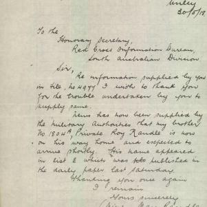 Soldier packet page
