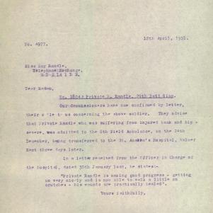 Soldier packet page