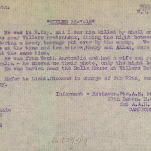 Soldier packet page