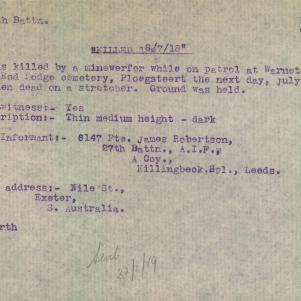 Soldier packet page