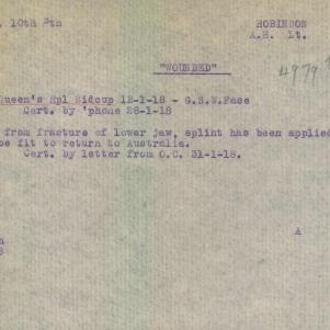 Soldier packet page