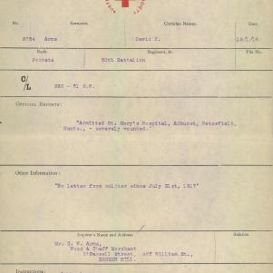 Soldier packet page