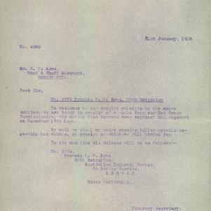 Soldier packet page