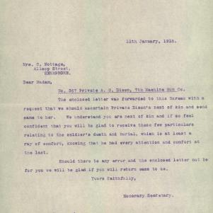 Soldier packet page