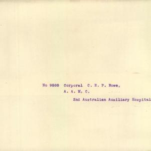 Soldier packet page