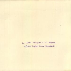 Soldier packet page