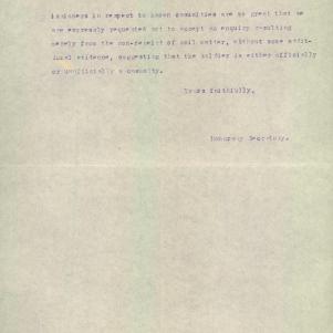Soldier packet page