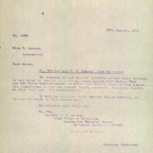 Soldier packet page