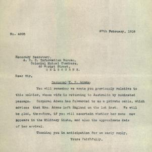 Soldier packet page