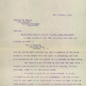 Soldier packet page