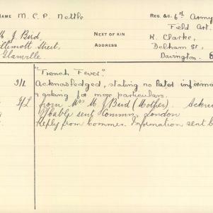Soldier packet page