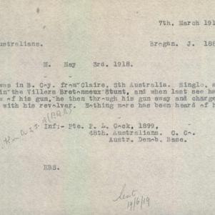 Soldier packet page
