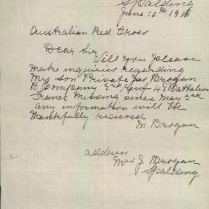 Soldier packet page