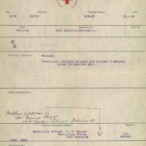 Soldier packet page