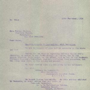Soldier packet page