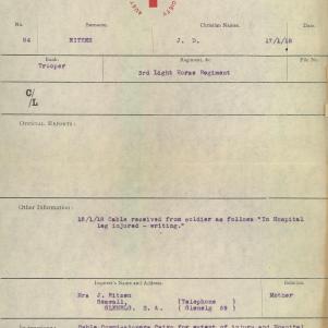 Soldier packet page