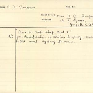 Soldier packet page