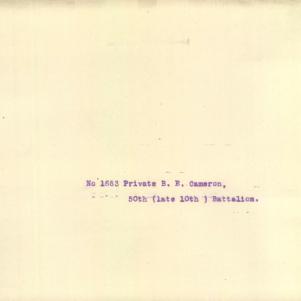 Soldier packet page