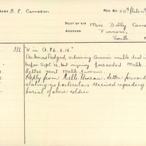 Soldier packet page