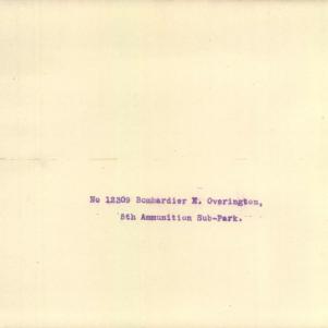 Soldier packet page