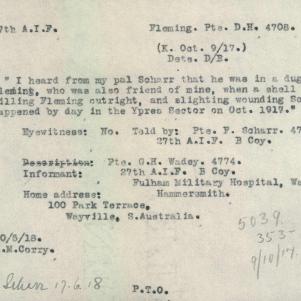 Soldier packet page