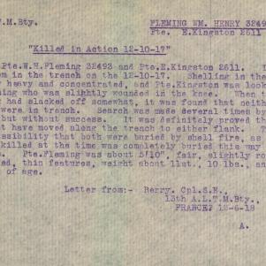 Soldier packet page