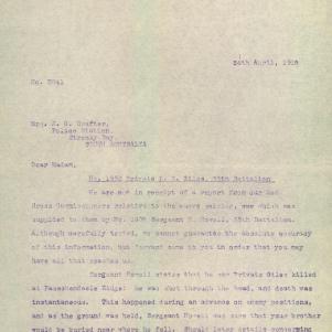 Soldier packet page