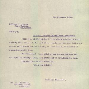 Soldier packet page