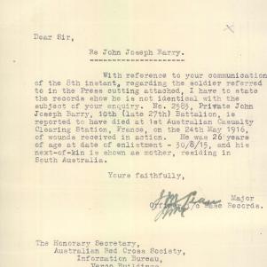 Soldier packet page