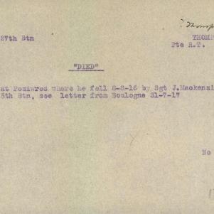 Soldier packet page