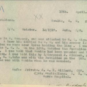 Soldier packet page