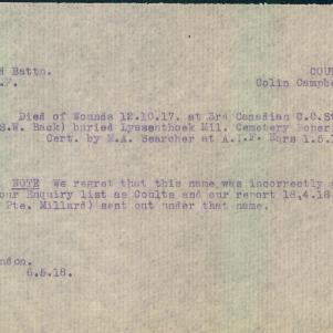 Soldier packet page