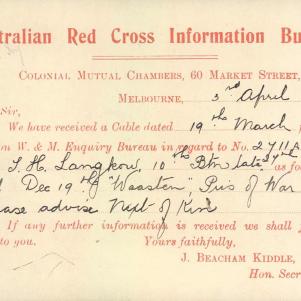 Soldier packet page