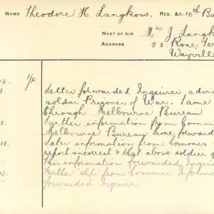 Soldier packet page
