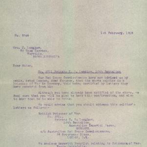 Soldier packet page